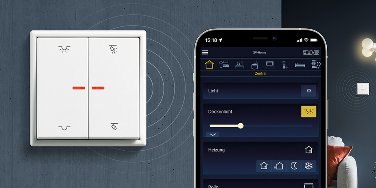 KNX RF Taster bei Haus- und Elektrotechnik Uhlig GmbH in Schwarzenberg